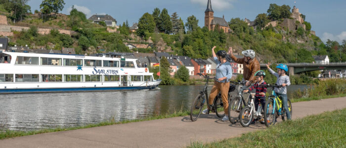 Cycling and motorcycle fun Moselle